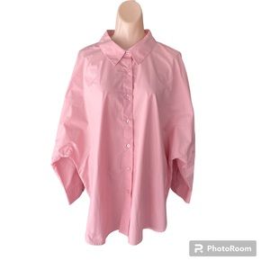 Ophelia Roe womens oversized button down large